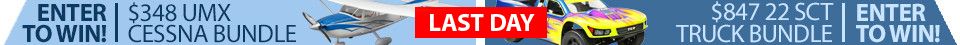 Enter our Sweepstakes NOW for a chance to an RC Airplane or RC Truck Bundle