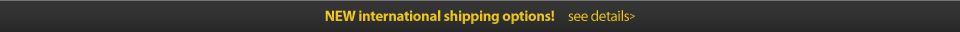 NEW International Shipping Options!