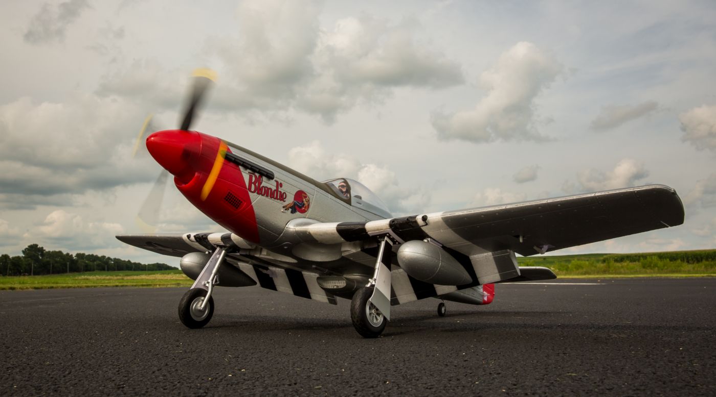 e flite p51d mustang 1.5
