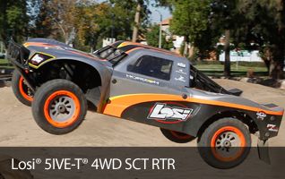 Losi 5IVE-T RTR AVC 1/5-scale RC Truck AVC Active Vehicle Control