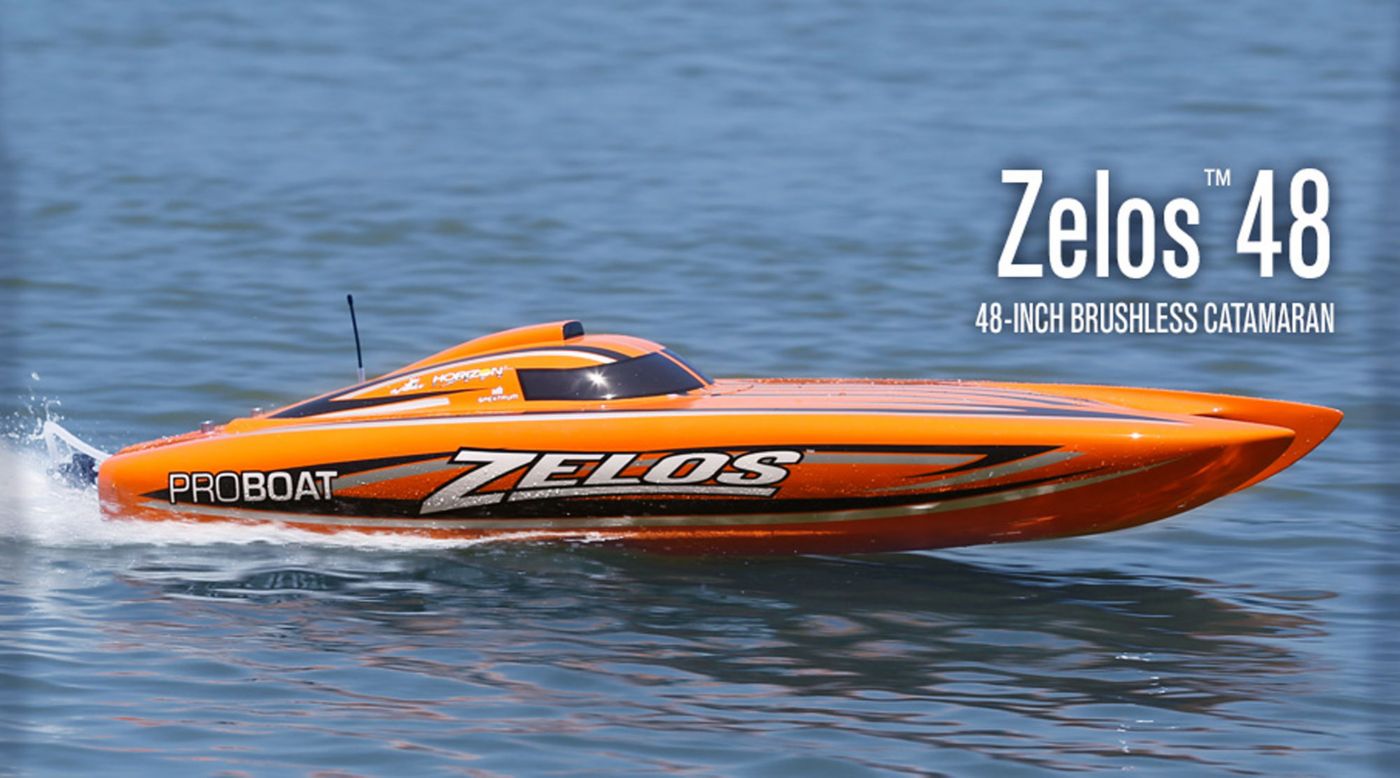 Zelos 48inch Brushless Catamaran RTR HorizonHobby
