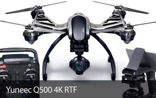 Yuneec Q500 4K RTF with ST10+, CGO3