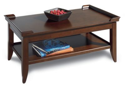 <11921-01  : Meridien Rectangular Lift-Top Coffee Table, Dark Finish