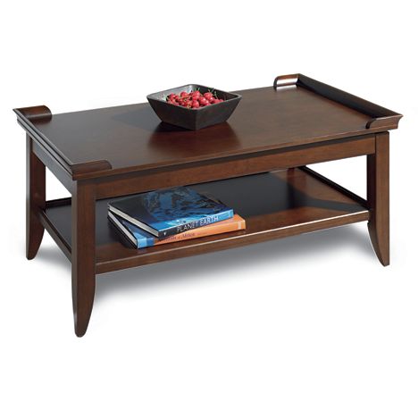 Lift  Coffee Tables on Meridien Rectangular Lift Top Coffee Table  Dark Finish From The