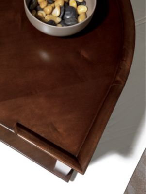 Meridien Wedge Lift-Top Coffee Table, Dark