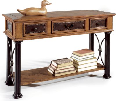 <11926-12  : Providence Sofa Table (Oak Finish)