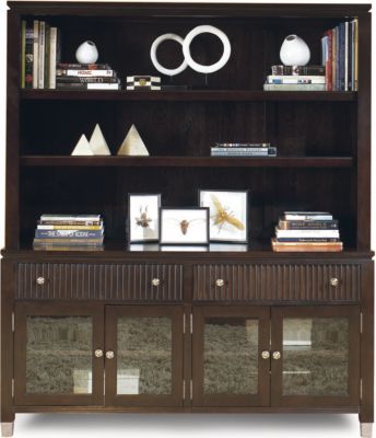 11932-17  : Broadway Bookcase Hutch and Base