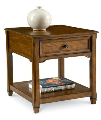 <12034-07  : Hogan Drawer End Table