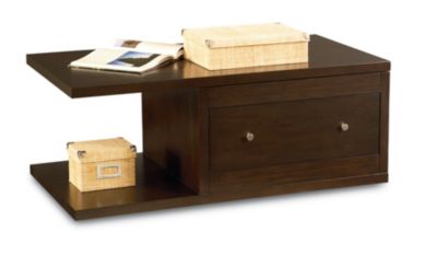 <14001-02  : Track Slide-Top Coffee Table With Casters