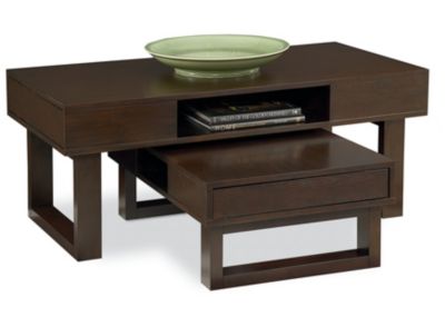Bridge 2-Piece Coffee Table With Drawers