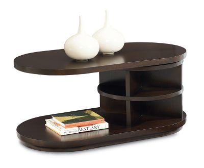 <14001-06  : Pike Oval Swivel Coffee Table