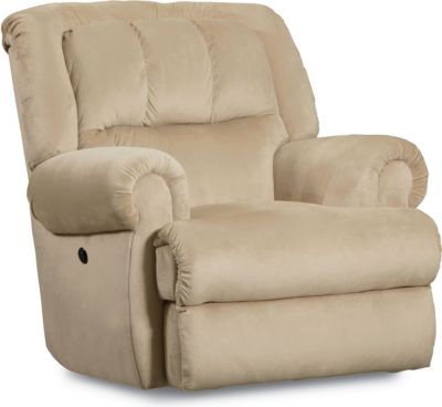 <323-98  : Evans Pad-Over-Chaise Rocker Recliner