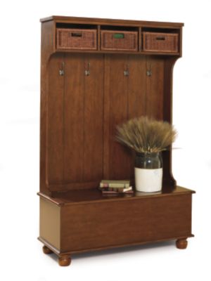 03469-39  : Addison - Cherry Entry-Way Storage Bench