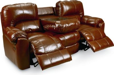 <364-96  : Collins Double Reclining Sofa With Table and Massage