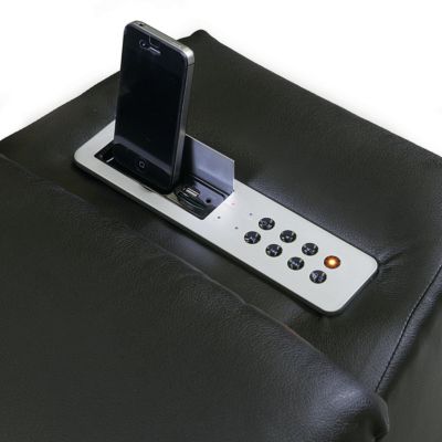 Apollo Angled Wedge Console With 2 Cupholders and Storage
