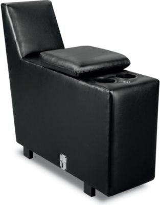 <499-10  : Snooze Straight-Sided Console With 2 Cupholders and Storage