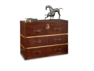 5001-02  : Saratoga Leather Console