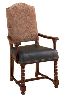 00686-70  : Eddie Bauer - Lakeridge Fabric Backed Arm Chair