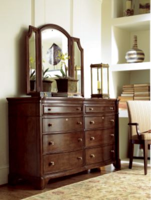 00851-01  : Eddie Bauer - Hunts Point Shaped Dresser