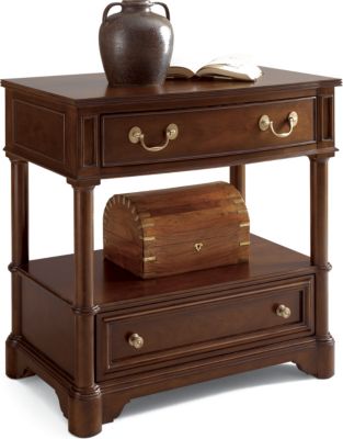 00851-16  : Eddie Bauer - Hunts Point Two Drawer Nightstand