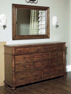 00897-01  : Country Living - Heritage Ten Drawer  Dresser