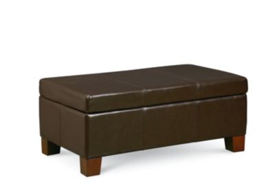 <9016-21  : Storage Ottoman, Brown