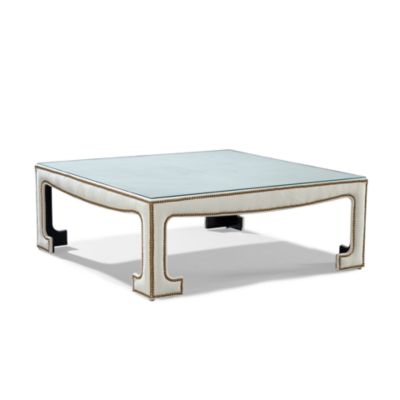 Raymond Waites Couture Square Cocktail Table - Upholstered W/Legs