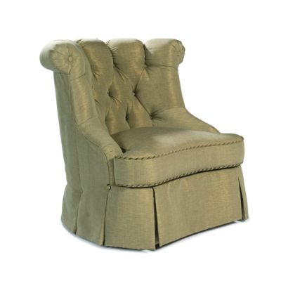 Raymond Waites Couture Upholstered Swivel Chair