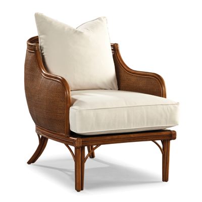 Rw Couture Natural Wicker Accent Lounge Chair