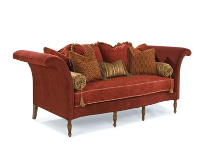 Raymond Waites Couture Camel Sofa