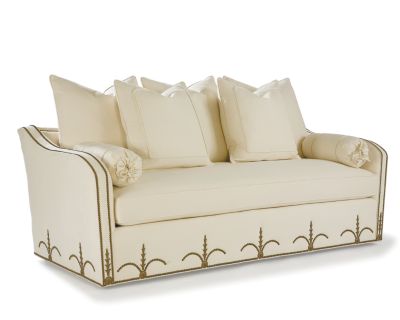 Raymond Waites Couture Sofa Nailhead