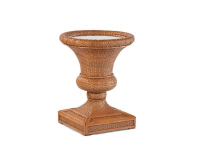 Raymond Waites Couture Urn Table Base With Mirror