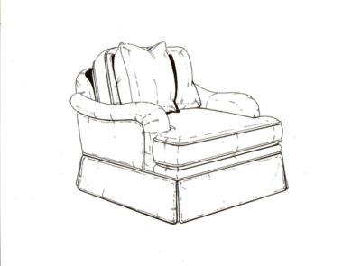 Raymond Waites Studio Swivel Chair