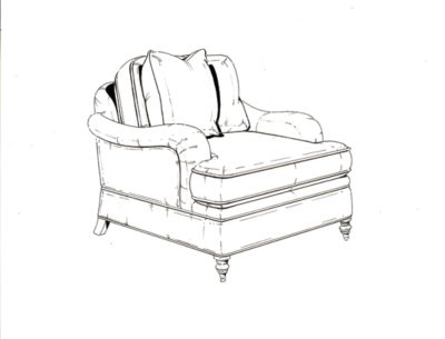 Raymond Waites Studio Lounge Chair