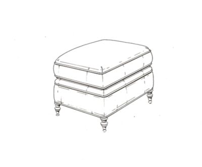 Raymond Waites Studio Ottoman