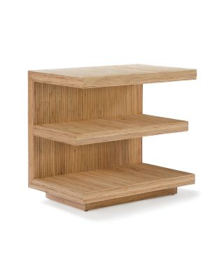 Raymond Waites Couture End Table With Shelves
