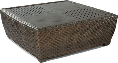 Leeward Square Cocktail Table W/Alum Top