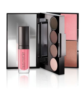 Colour-To-Go Portable Palette for Eyes, Cheeks & Lips - Warm Neutrals
