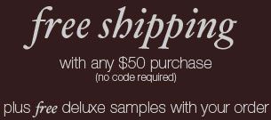 Free Shipping with $50 Minimum