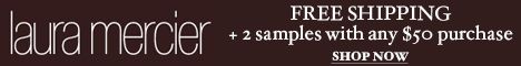 lauramercier.com: Free Shipping + 2 Samples with any $50 Purchase