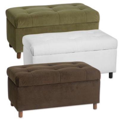 Microsuede Saddle Bridgewater Bench -