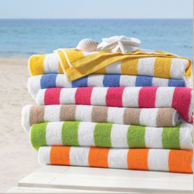 Cotton Stripe Beach Towels