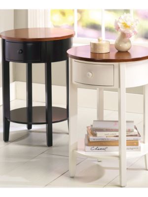 End Table, Side Table, Accent Table, Pedestal - Linensource