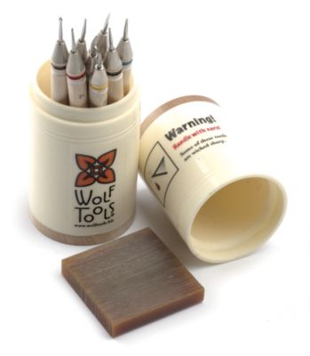 Wolf Tools Wicked Sharp Micro Carver Wax Carving Set