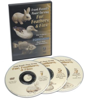 How To Carve With Foredom Powertools & Accessories 3 DVD Set