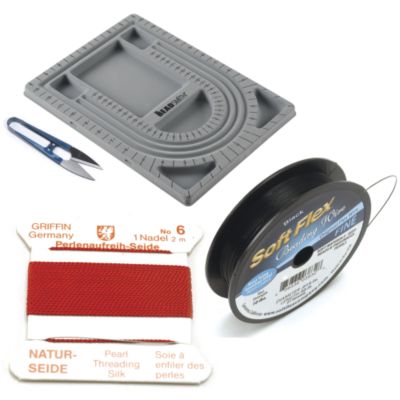 Bead Stringing - Silk & Nylon Bead Cord, Supplies