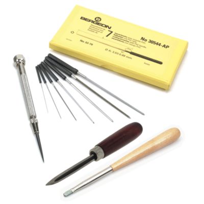Broaches, Burnishers, Scribers, Scrapers & Center Punches