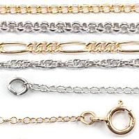 1 14K-18K-Platinum Chains