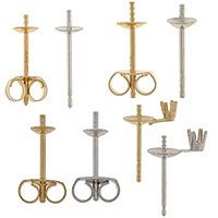 Pearl & Stone Earring Posts