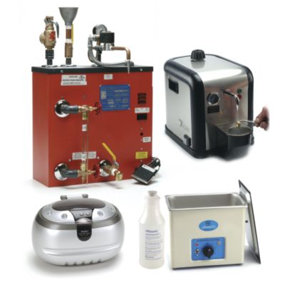 Cleaning - Ultrasonics, Cleaning Solutions, Steam Cleaners